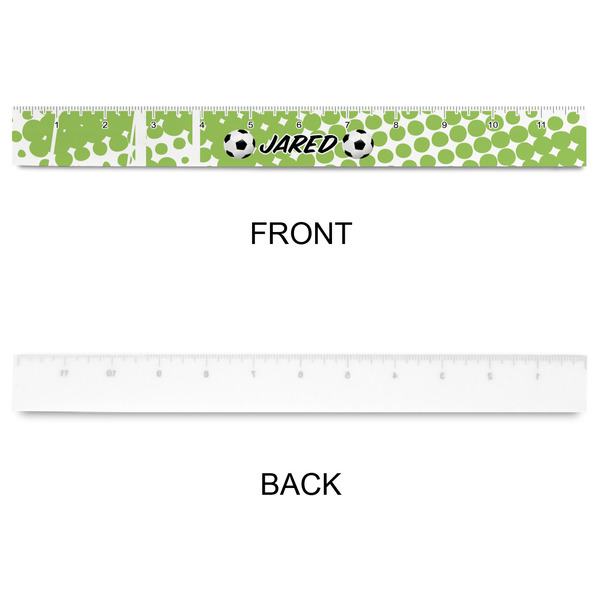 Soccer Plastic Ruler - 12" - APPROVAL