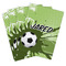 Soccer Playing Cards - Hand Back View