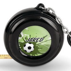 Soccer Pocket Tape Measure - 6 Ft w/ Carabiner Clip (Personalized)