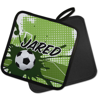 Soccer Pot Holder w/ Name or Text