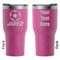 Soccer RTIC Tumbler - Magenta - Double Sided - Front & Back