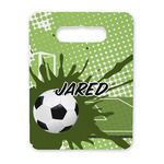 Soccer Rectangular Trivet with Handle (Personalized)
