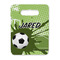 Soccer Rectangle Trivet with Handle - FRONT