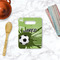 Soccer Rectangle Trivet with Handle - LIFESTYLE