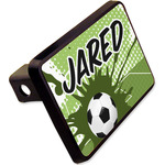 Soccer Rectangular Trailer Hitch Cover - 2" (Personalized)