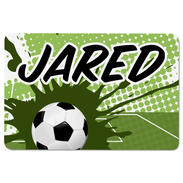 Soccer Rectangular Fridge Magnet - FRONT