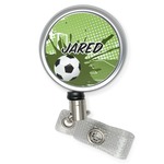 Soccer Retractable Badge Reel (Personalized)