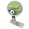 Soccer Retractable Badge Reel - Flat