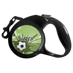 Soccer Retractable Dog Leash - Large (Personalized)