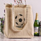 Soccer Reusable Cotton Grocery Bag - In Context