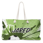 Soccer Large Tote Bag with Rope Handles (Personalized)