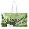 Soccer Large Rope Tote Bag - Front View