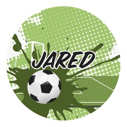 Soccer Round Decal (Personalized)