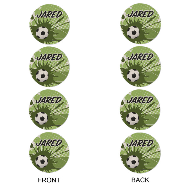 Soccer Round Linen Placemats - APPROVAL Set of 4 (double sided)