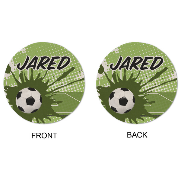 Soccer Round Linen Placemats - APPROVAL (double sided)