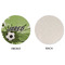 Soccer Round Linen Placemats - APPROVAL (single sided)