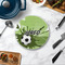 Soccer Round Stone Trivet - In Context View