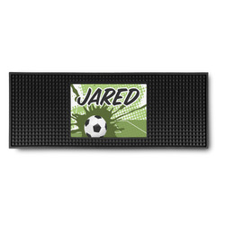 Soccer Rubber Bar Mat (Personalized)