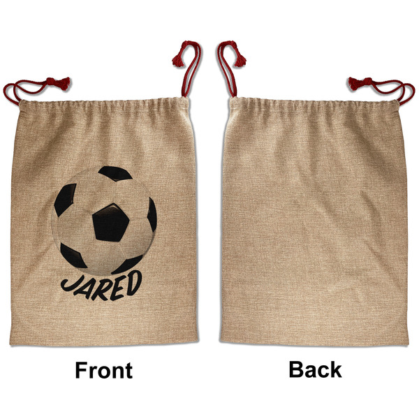 Soccer Santa Bag - Approval - Front