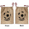 Soccer Santa Bag - Front and Back