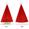 Soccer Santa Hats - Front and Back (Single Print) APPROVAL