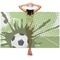 Soccer Sarong (with Model)