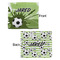 Soccer Security Blanket - Front & Back View