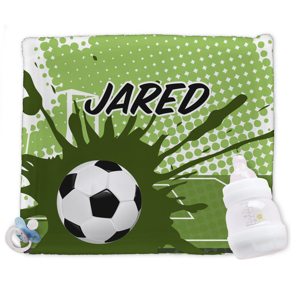Custom Soccer Security Blankets - Double Sided (Personalized)