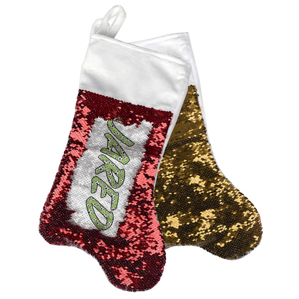 Custom Soccer Reversible Sequin Stocking (Personalized)