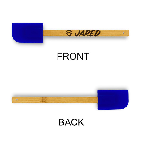 Soccer Silicone Spatula - Blue - APPROVAL