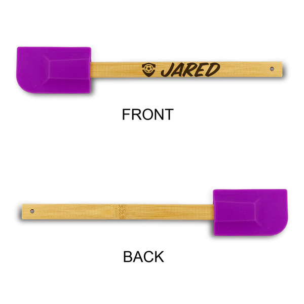 Soccer Silicone Spatula - Purple - APPROVAL