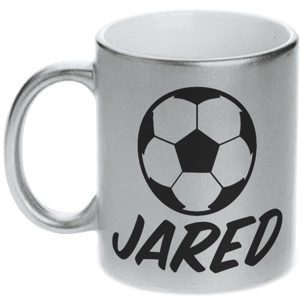 Soccer Silver Mug - Main