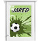 Soccer Single White Cabinet Decal