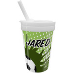 Soccer Sippy Cup with Straw (Personalized)
