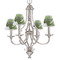 Soccer Small Chandelier Shade - LIFESTYLE (on chandelier)