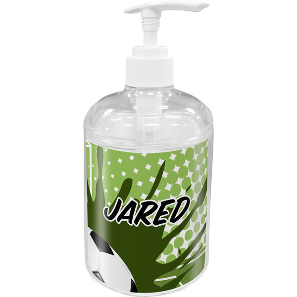 Custom Soccer Acrylic Soap & Lotion Bottle (Personalized)