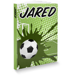 Soccer Softbound Notebook - 7.25" x 10" (Personalized)