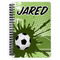 Soccer Spiral Journal Large - Front View