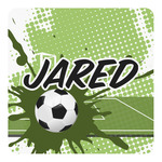 Soccer Square Decal (Personalized)