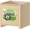 Soccer Square Wall Decal on Wooden Cabinet