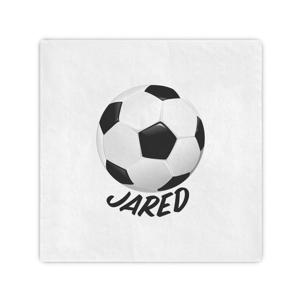 Custom Soccer Cocktail Napkins (Personalized)