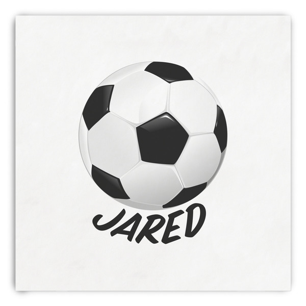 Custom Soccer Paper Dinner Napkins (Personalized)