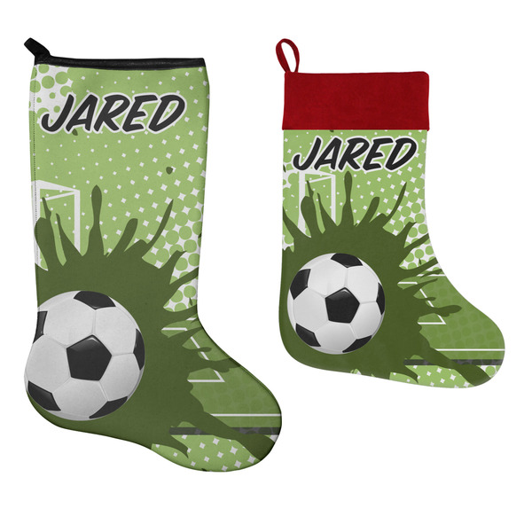 Soccer Stockings - Side by Side compare