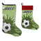 Soccer Stockings - Side by Side compare