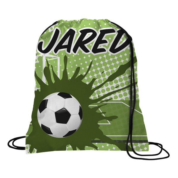 Custom Soccer Drawstring Backpack - Small (Personalized)