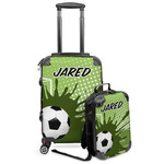 Soccer Kids 2-Piece Luggage Set - Suitcase & Backpack (Personalized)