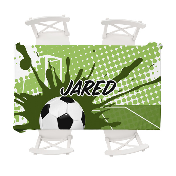 Custom Soccer Tablecloth - 58"x102" (Personalized)
