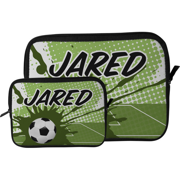 Soccer Tablet Sleeve (Size Comparison)