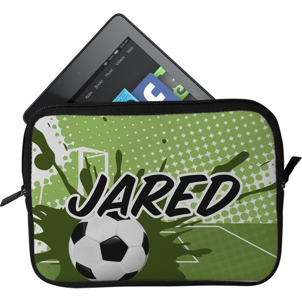 Custom Soccer Tablet Case / Sleeve - Small (Personalized)