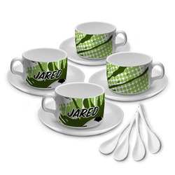 Soccer Tea Cup - Set of 4 (Personalized)